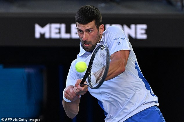 Djokovic ultimately won the opening set on a tiebreak after missing eight break point opportunities