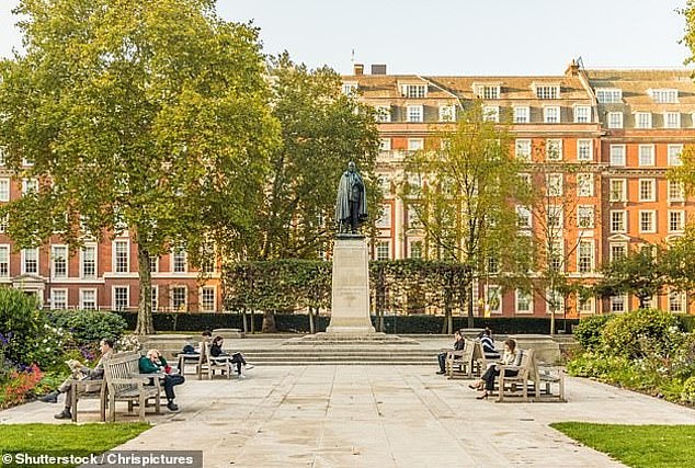 Mayfair's Grosvenor Square has been named Britain's most expensive street, with an average price tag of £20.35 million