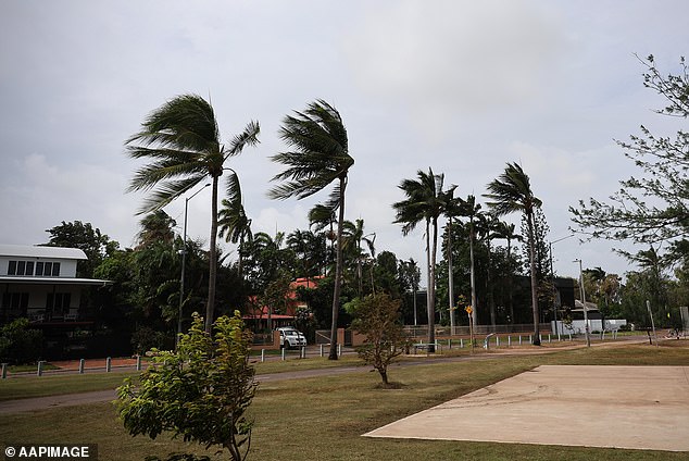 Darwin will most likely experience thunderstorms and has a 90 percent chance of rain