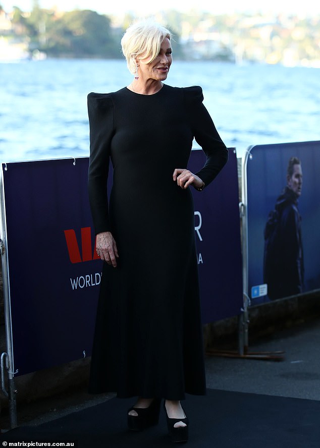 Deborra-Lee couldn't wipe the smile off her face as she proudly posed for photos and walked the red carpet