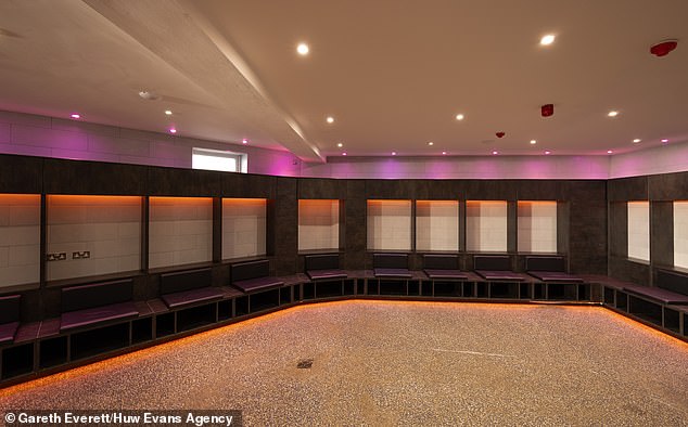 Newport County players have a much more luxurious dressing room to prepare for matches