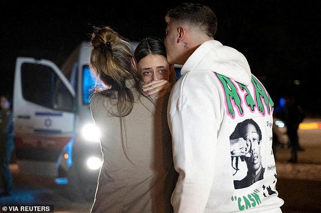 Mia Schem, 21, reunites with her family after her release from Gaza, November 30, 2023