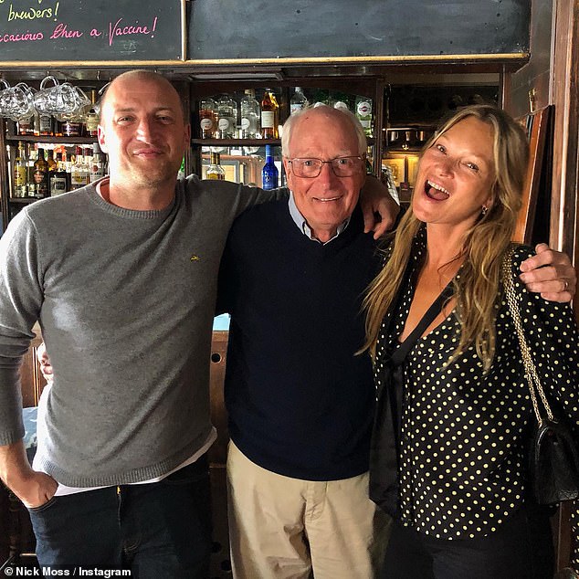 Nick, 47, who runs Vietnamese street food truck Vietvan, has largely stayed out of the spotlight, previously saying he 'never wanted to ride on (Kate's) fame' (pictured with their dad Peter)