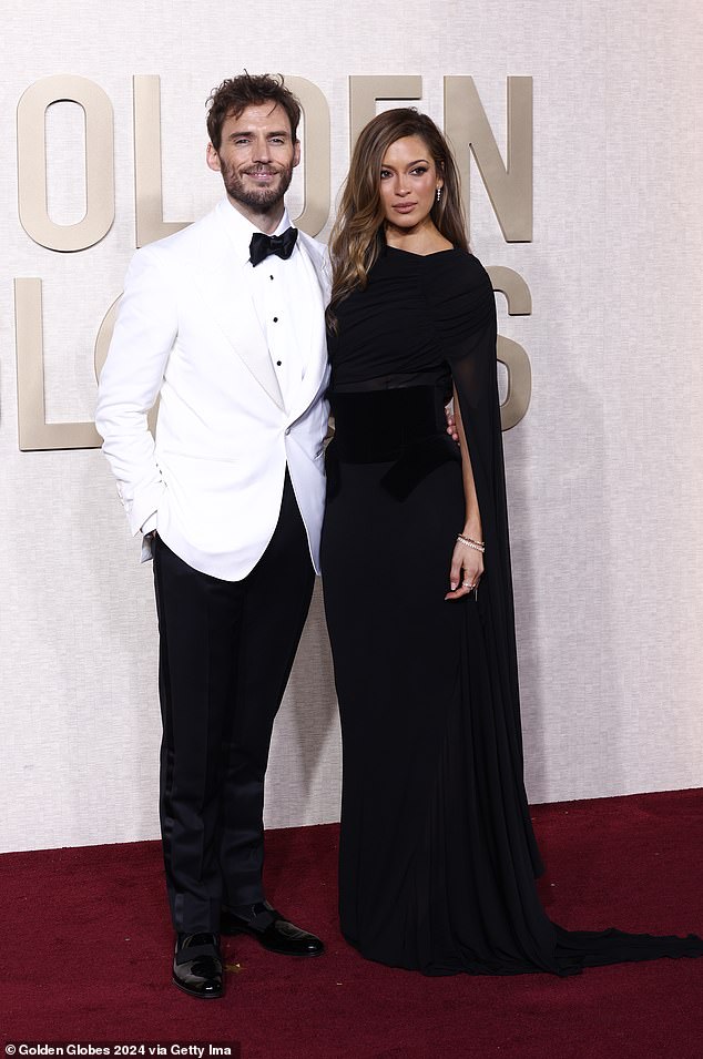 Sam and Cassie made his red carpet debut at the 2024 Golden Globes earlier this month before heading to the glitzy afterparty