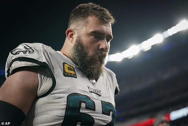 Kelce's brother Jason came in second in December, but dropped to fourth in January sales