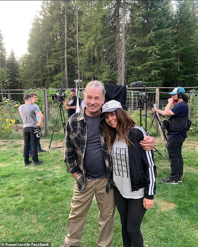 Lavelle added a photo of their daughter Hayley with Gary on set as she asked her followers to keep her in mind as she concluded, 