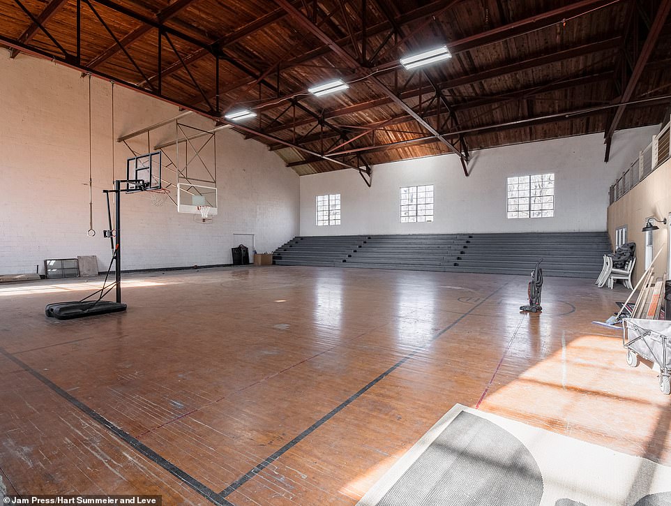 Built in 1922, the 11,000-square-foot property was previously an athletic center used by Wilkinson High School in Indianapolis (photo before renovation)