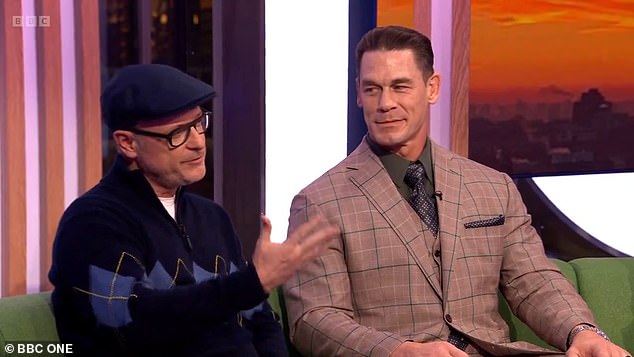 Matthew appeared on The One Show to promote his new film Argylle, along with one of the film's stars, John Cena