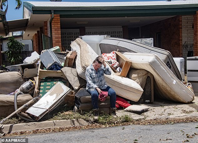 Cyclone Jasper caused record flooding in December that devastated the far north (pictured)