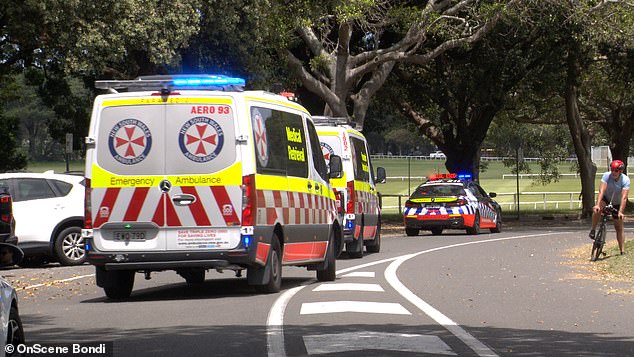 The boy was rushed to Sydney Children's Hospital Randwick under a police escort