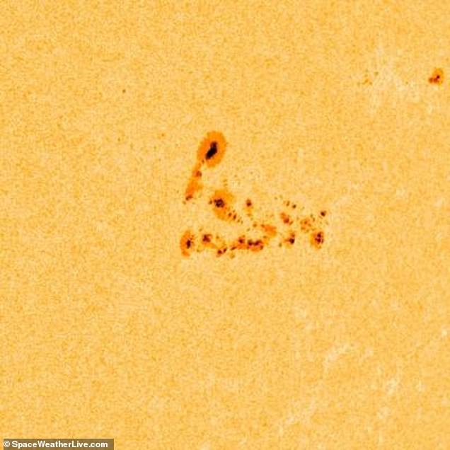 Skov explained that the second solar flare from 3561 was the “most visually stunning solar storm launch yesterday” and that it has an Earth-centered component.