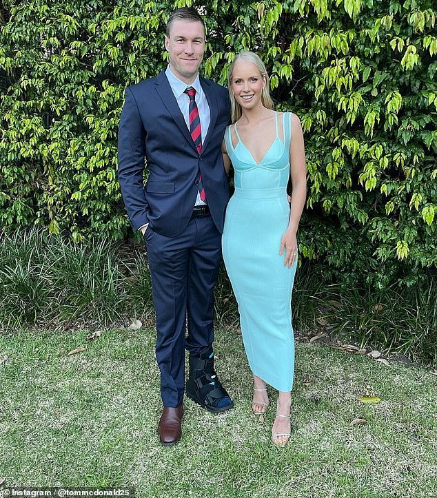 Ruby McDonald's post saw a number of football figures pay their respects, including champion midfielder Christian Petracca and Demons legend Nathan Jones