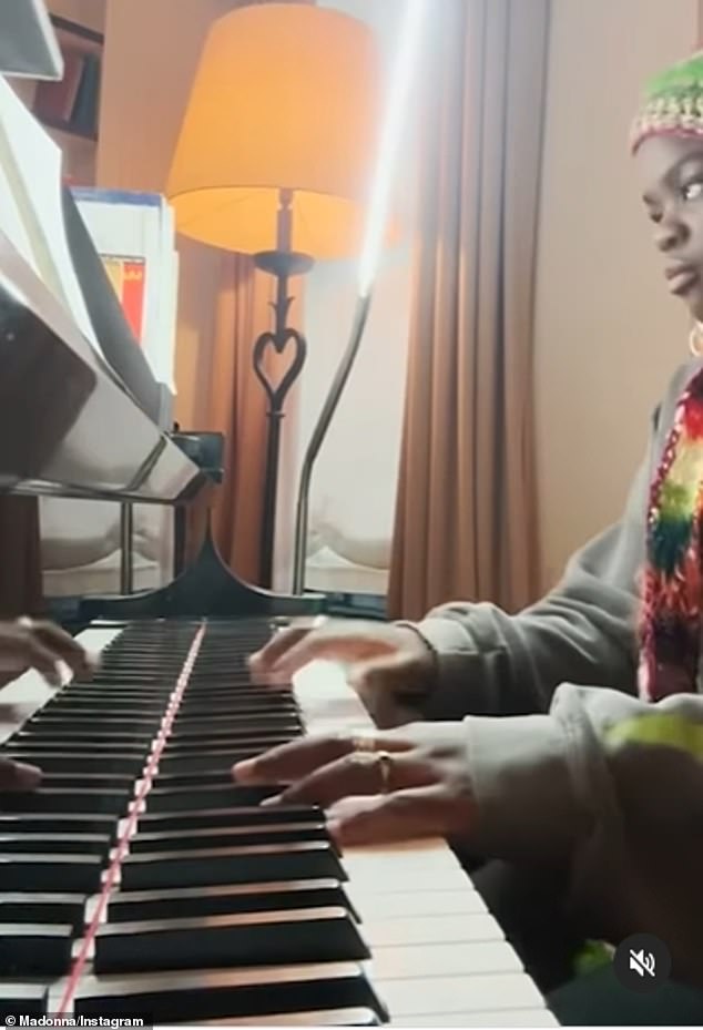 The Queen of Pop also posted a birthday tribute to Mercy, in which she performed composer Erik Satie's 1893 song Gnossienne No.1 on piano.