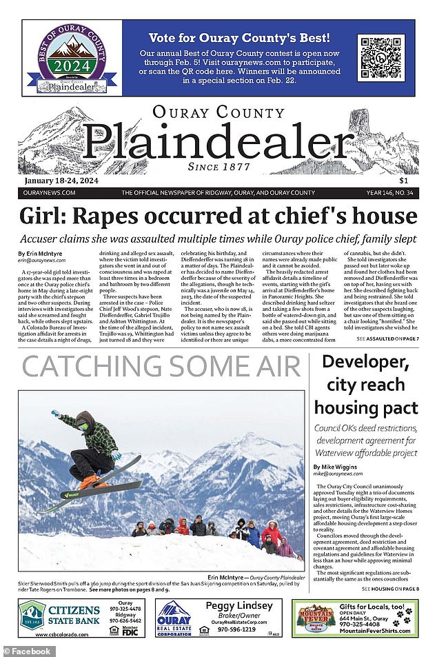 The Ouray County Plaindealer was the first to report the arrests.  After the report, nearly every copy of the issue was stolen from shelves in Ouray County