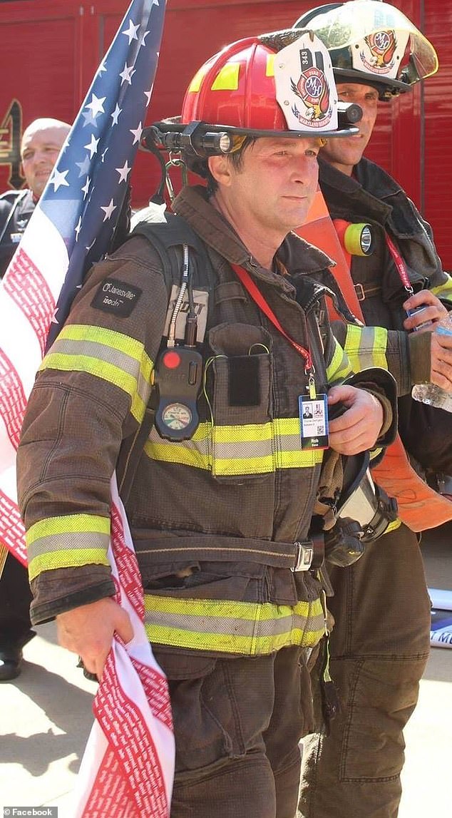 According to his Facebook, Daus is a captain with the Maryland Heights Fire District and vice president of his family business, Liberty Art Works