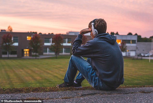 The teenager had fallen prey to a Snapchat 'sextortion' scam and was so distressed that he wanted to commit suicide.  He suffered only minor injuries in the head-on collision (stock photo)