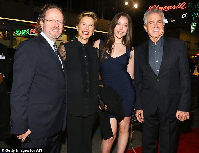 nnette, Ella and Warren happily posed for photos with AFI President and CEO Bob Gazzale at Hollywood's historic Chinese Theater