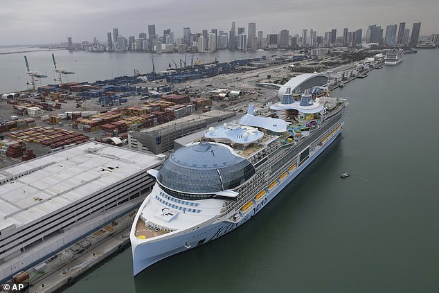 The Icon of the Seas, the largest cruise ship in the world with a height of 350 meters, is estimated to cost $2 billion