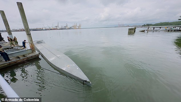 Colombia's military intercepted its first narco-submarine of the year after stopping 10 in 2023