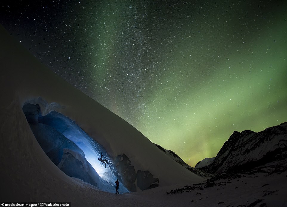 “Compositionally, I have to look at the elements in the frame to see where to position the climber,” says Zizka