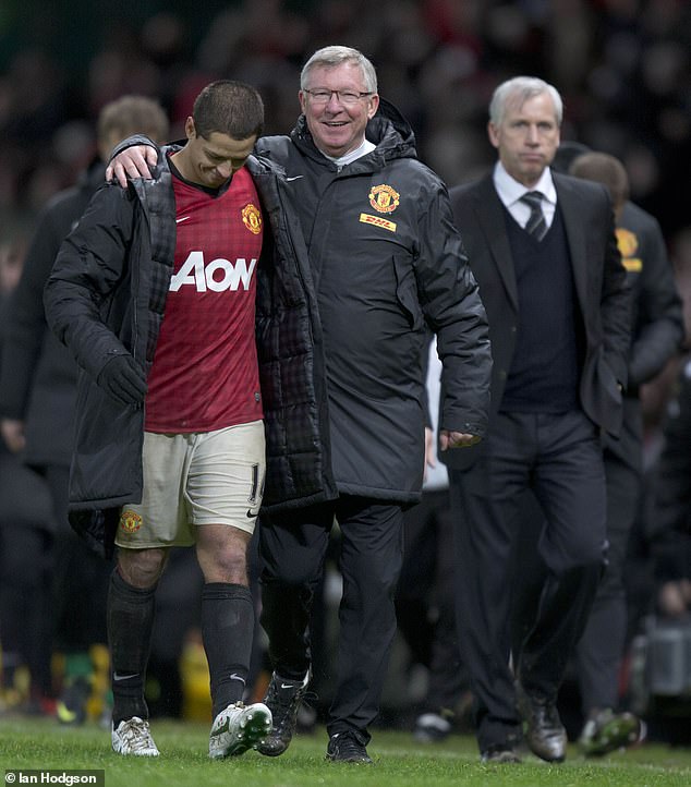 Chicharito was signed from United by Sir Alex Ferguson, who wished the Mexican the best of luck for his return to Mexico