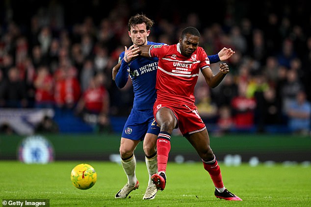 Chilwell played 65 minutes as he returned to Chelsea's starting XI against Boro after a long-term hamstring injury