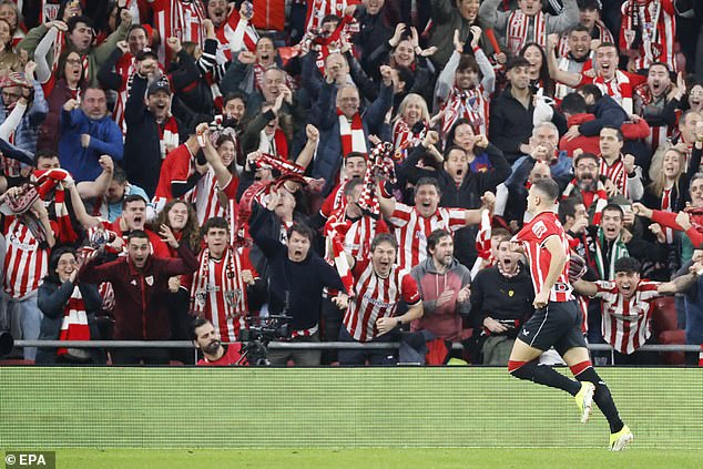 It was a dream start for Athletic Bilbao, who took the lead after 36 seconds through Gorka Guruzeta