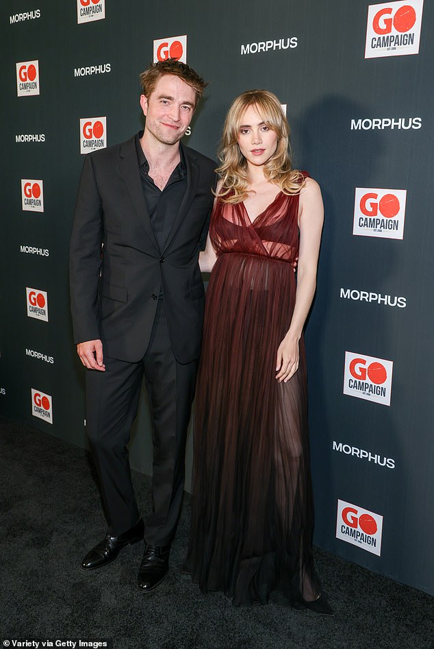 In November, Suki confirmed that she and Robert are expecting their first child together;  seen in October