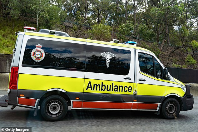 Emergency services rushed to the scene and pulled the young girl from the water, but she could not be saved (photo from an ambulance)