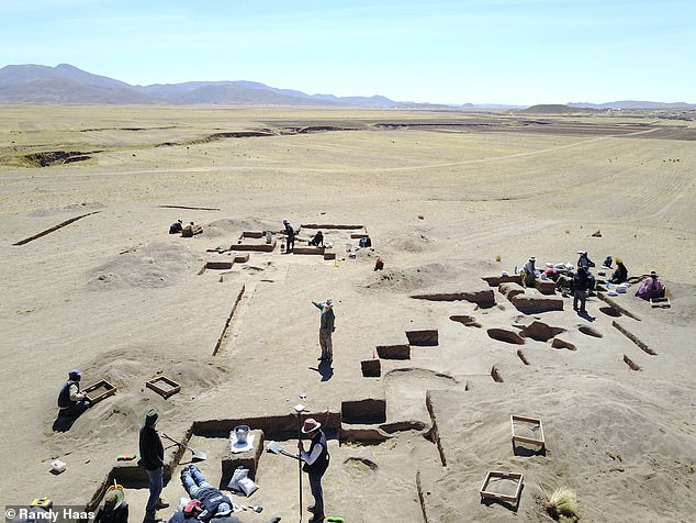 Analysis of the remains of 24 individuals from cemeteries in Peru, including Wilamaya Patjxa (pictured), suggests that meat made up only a fifth of their food intake