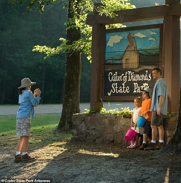 According to Assistant Park Superintendent Waymon Cox, many of the park's largest diamonds are found on the surface and are most visible after a rain shower.