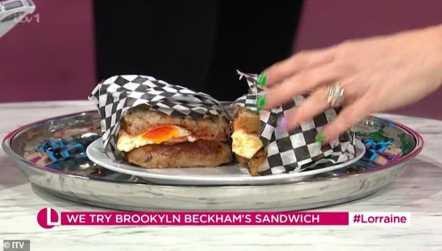 On Lorraine they cooked the sandwich that led to the light one from Lorraine