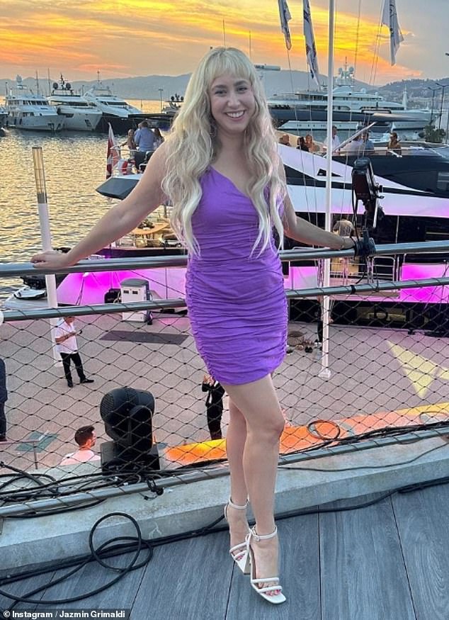 It seems Jazmin, 31, is indeed enjoying a luxurious lifestyle in Los Angeles and New York City – with regular lavish trips to Europe on the calendar – while working as an actress and musician.  Pictured in Monaco in September