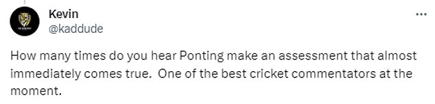 1706204196 308 Ricky Ponting makes spookily accurate prediction just SECONDS before West