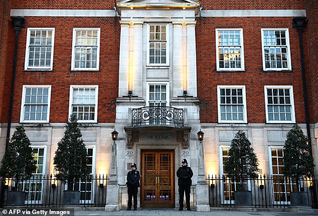 The London Clinic, where the Princess of Wales will stay for the next ten to fourteen days