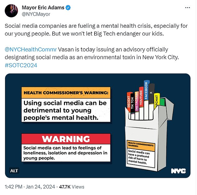 1706207277 946 New York City officially declares social media a public health