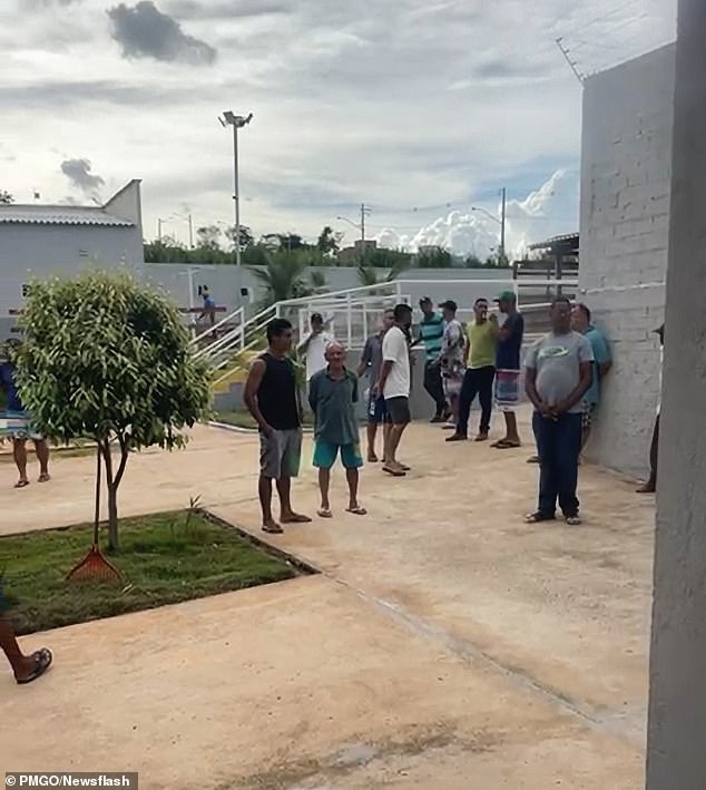 The photo shows the clinic where the Englishman was held in Caldas Novas, Brazil, undated