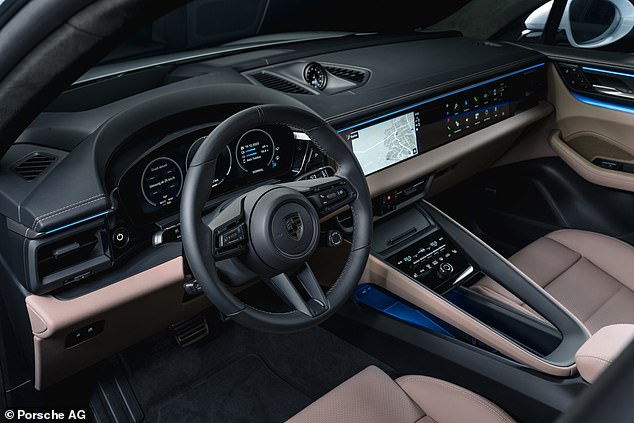 Inside, there are three digital displays: a 12.6-inch curved instrument cluster, 10.9-inch infotainment touchscreen and an optional 10.9-inch touchscreen for the other person sitting in the front