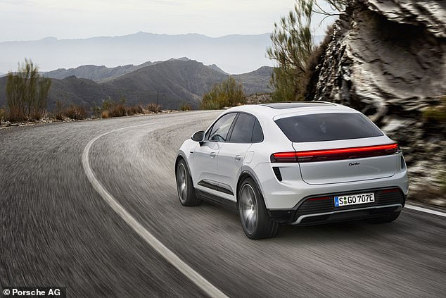 At 4,784 mm long, 1,938 mm wide and 1,622 mm high, the new electric SUV is 103 mm longer, 15 mm wider and 2 mm lower than the Macan we've come to know over the past decade