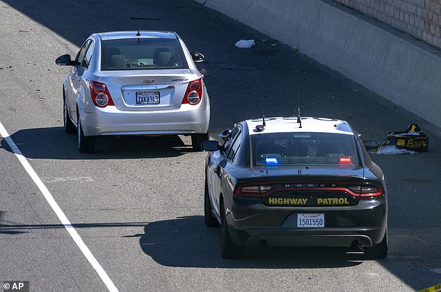 Cloonan testified that she heard something hit her car (pictured) before Aiden screamed.  When she turned around, the little boy slumped over