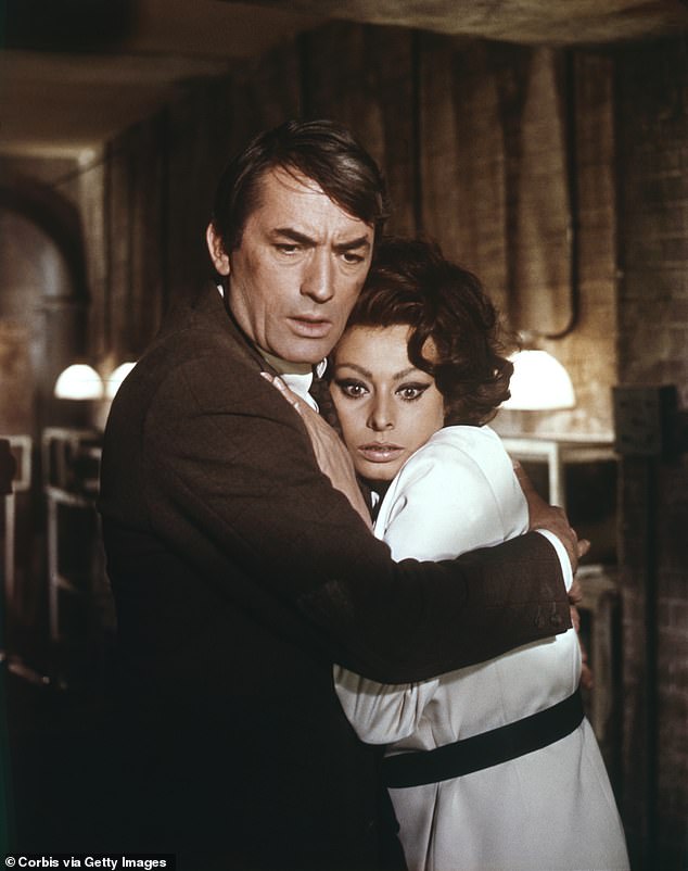 Stanley worked on Arabesque, where Gregory Peck and Sophia Loren (pictured on set) are chased across the Crumlin Viaduct in Wales