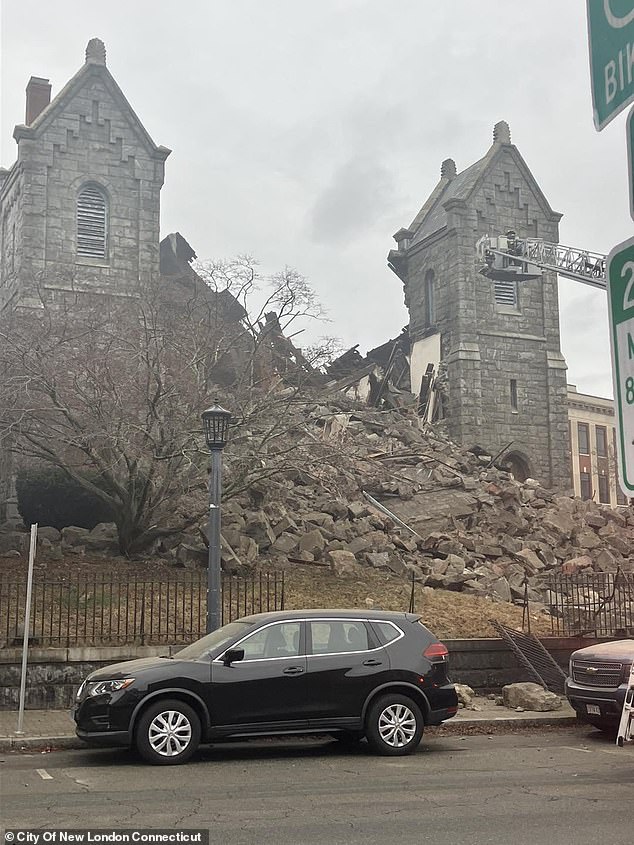 The stone building dates to about 1850, according to state building records, although the community dates it to the mid-17th century