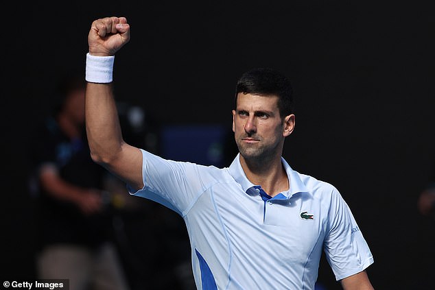 Djokovic was able to keep his composure and save himself from a famous defeat on Australia Day