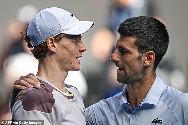 Sinner sent Novak Djokovic packing on Friday to reach the final of the Australian Open