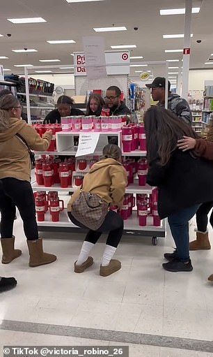 Social media users took to TikTok to highlight the hysteria among Target shoppers