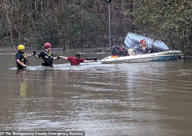 On Wednesday morning, images emerged from Montgomery County, Texas, showing the devastation caused by storms earlier this week