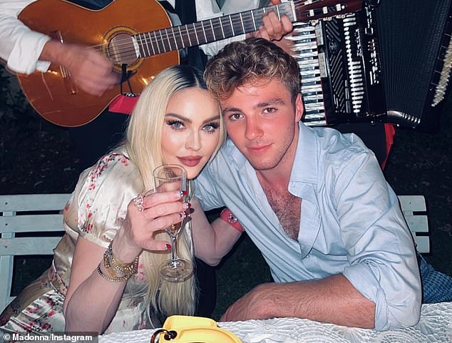 Madonna also regularly posts snaps with Rocco - whom she shares with her ex-husband Guy - on social media