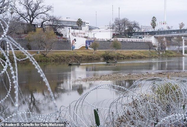 Texas placed razor wire in Shelby Park, in the migrant hotspot of Eagle Pass, Texas, for more than a year