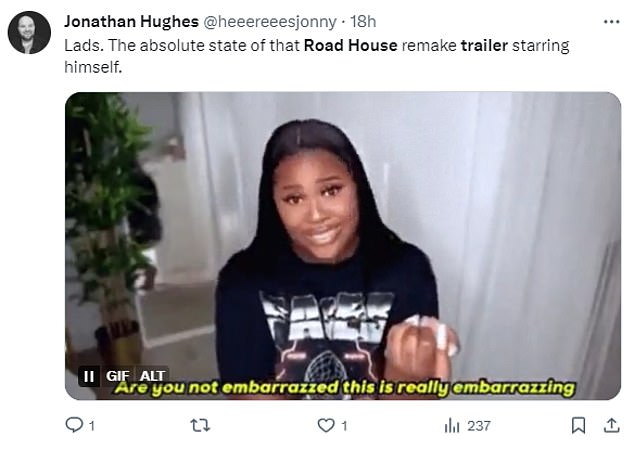 1706279698 792 Patrick Swayze fans SLAM embarrassing Road House reboot as Jake Gyllenhaal