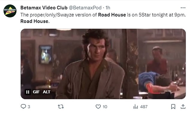 1706279707 85 Patrick Swayze fans SLAM embarrassing Road House reboot as Jake Gyllenhaal